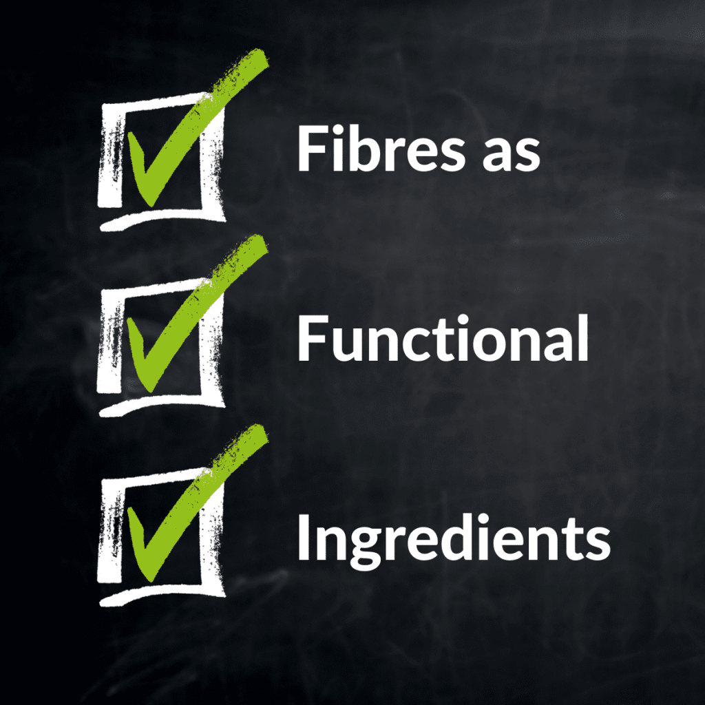 Fibres as functional ingredients