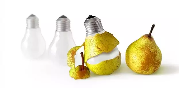 pear lightbulb