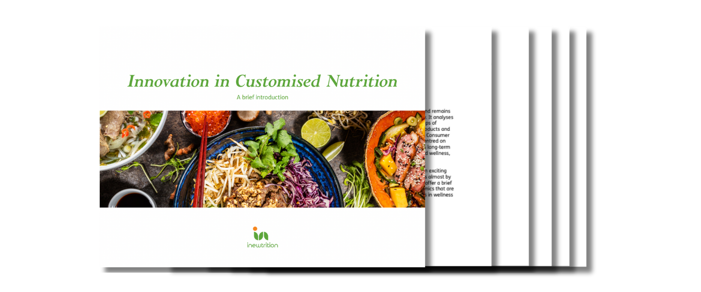Customised Nutrition spread of document preview
